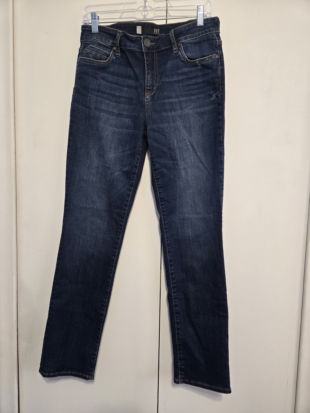 Kut From The Kloth Catherine Boyfriend Jeans Size 6 Dark‎ Wash Stretch